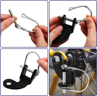Hondenfietskar - Fiets Trekhaak Koppeling - Hondenkar - Fietskar - Fietskar bagage - Fietskar - aanhangwagen - fietsaccessoires met U-gesp - voor fiets /mountainbikes /eBike /cargo /Bagagekar /duwwagen /kinderen /huisdier /kat /honden /Kamperen