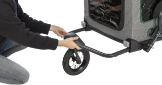 Trixie Jogger-Ombouw Voor Fietskar Small - Hondenfietskar - Grijs