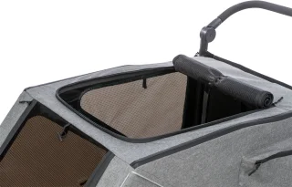 Trixie Jogger-Ombouw Voor Fietskar Small - Hondenfietskar - Grijs