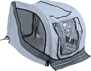 Losse bovendoek voor fietskar runner 2 grijs-zwart review