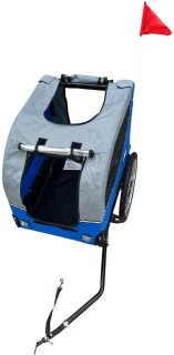 Hondenfietskar Fietskar hond - opvouwbaar - Hondenkar Grijs - Max 30kg