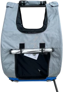 Hondenfietskar Fietskar hond - opvouwbaar - Hondenkar Grijs - Max 30kg