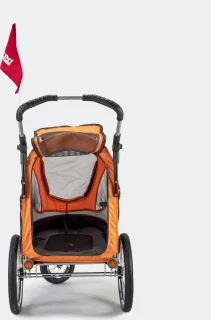 Hondenfietskar Sporty DOG - honden tot 28kg - luchtbanden - incl. regenhoes
