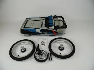 Fietskar met Jogger functie Petstro  M tot 30 kg Blauw