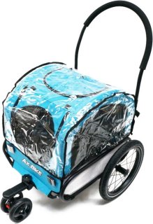 De Fiets/wandel trailer voor kleine honden -max 25 kg. in één oogopslag