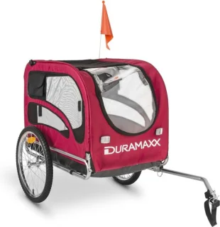 Fietsaanhanger voor Honden - Grote Laadruimte tot 250 Liter, Maximaal 40 kg - Geschikt voor Kleine tot Middelgrote Honden