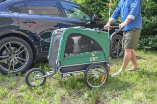 2in1 Fietskar XL voor Honden