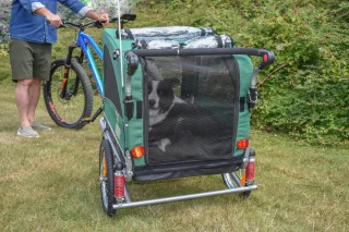 2in1 Fietskar XL voor Honden