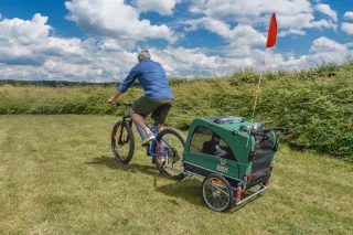 2in1 Fietskar XL voor Honden