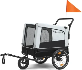 De 3-in-1 Fietskar voor honden in één oogopslag