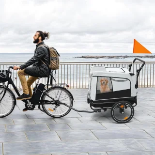Wat vinden we goed aan de 3-in-1 Fietskar voor honden