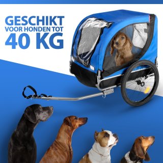Bicycle Gear Hondenfietskar Blauw 40kg