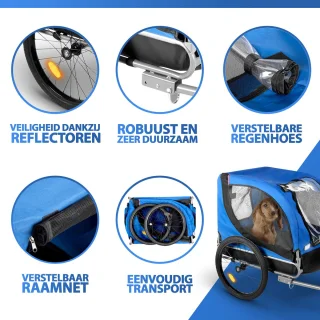 Bicycle Gear Hondenfietskar Blauw 40kg