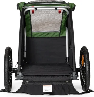 Burley Bark Ranger Fietskar Jogger Groen Zwart