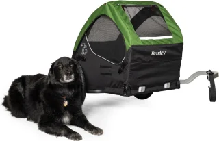 Burley Bark Ranger Fietskar Jogger Groen Zwart