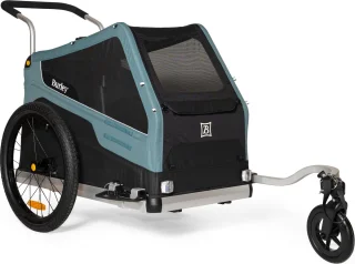 Burley Bark Ranger Fietskar Zwart Blauw