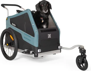 Burley Bark Ranger Fietskar Zwart Blauw