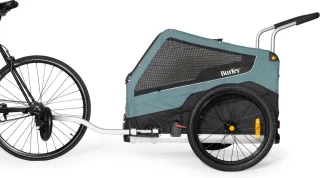Burley Bark Ranger XL Fietskar Zwart Blauw