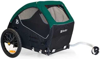 Burley Tail Wagon Hondenfietskar Groen/Zwart