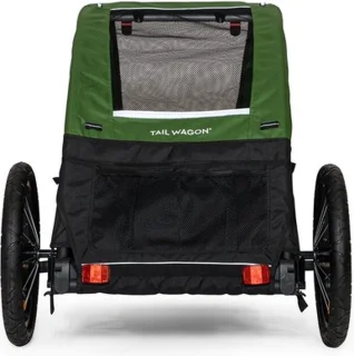 Burley Tail Wagon Hondenfietskar Groen/Zwart