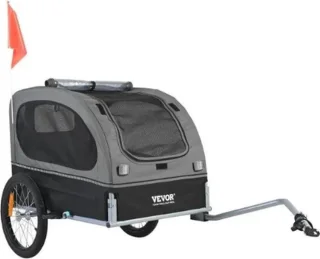 Buylin Hondenfietskar Grijs 140x72x77cm