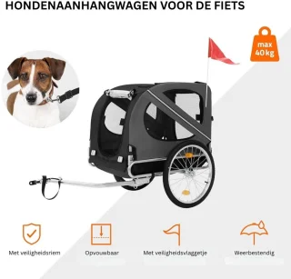 Wat vinden we goed aan de Calviero Hondenfietskar