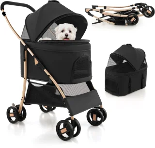 COSTWAY 3-in-1 hondenbuggy