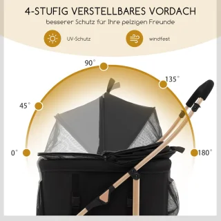 COSTWAY 3-in-1 hondenbuggy