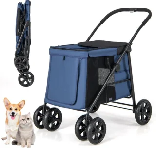 COSTWAY Hondenbuggy voor honden en katten review