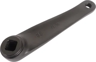 Crankarm links aluminium ATB 170 mm zwart