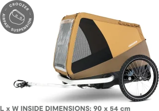 Croozer Dog Mikke XL Hondenfietskar Zonsonderganggeel