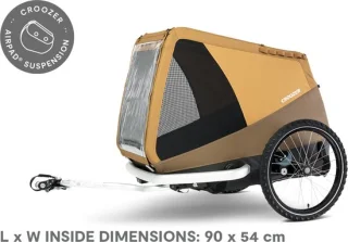 Croozer Dog Mikke XL Hondenfietskar Zonsonderganggeel