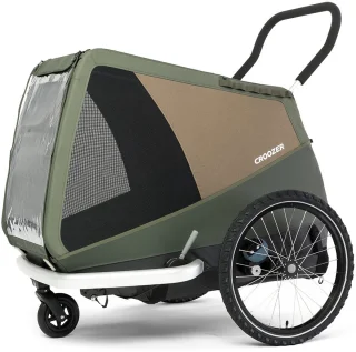 Croozer Mikke XL fietskar - mosgroen