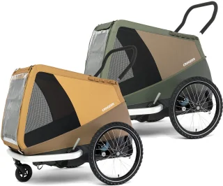 Croozer Mikke XL fietskar - mosgroen