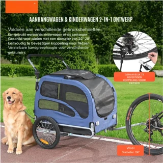 Dog Bike Trailer - Fietsaanhanger