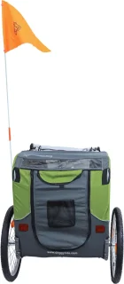 Doggy Ride Original Fietskar Groen/Grijs Zonder Stang