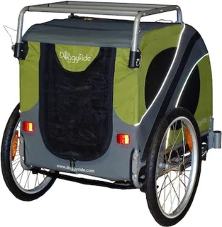 Doggy Ride Original Fietskar Groen/Grijs Zonder Stang