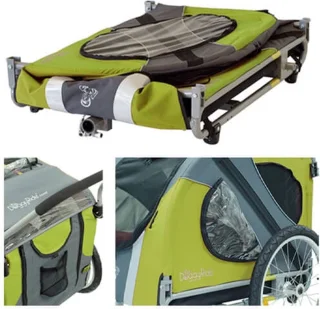 Doggy Ride Original Fietskar Groen/Grijs Zonder Stang