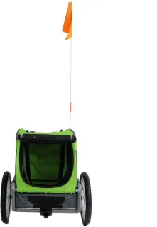 DoggyRide Mini 20 Cabin Fietskar Groen/Grijs