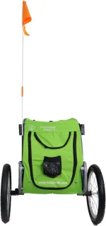 DoggyRide Mini 20 Cabin Fietskar Groen/Grijs