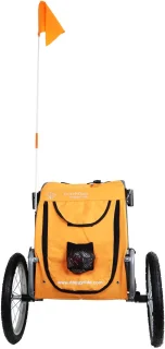 Doggyride Mini 20 Fietskar Cabin Oranje/Grijs