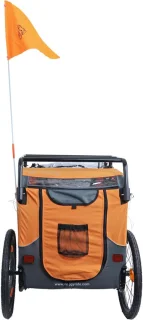 DoggyRide Novel 15 Cabin Fietskar Oranje/Zwart