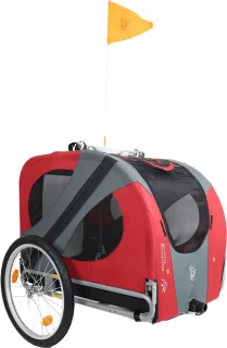Doggyride Original Fietskar Cabin Rood/Zwart