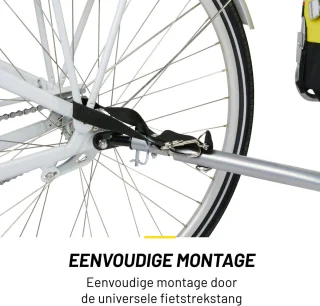 Dunlop Hondenfietskar Geel 40 kg