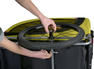 Dunlop Hondenfietskar Geel 40 kg