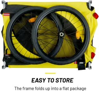 Dunlop Hondenfietskar Geel 40 kg