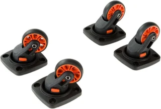 Ferplast Atlas Wieltjes 4 stuks zwart