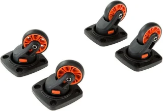 Ferplast Atlas Wieltjes 4 stuks zwart