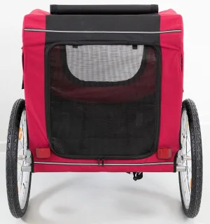 Fietskar 12816 Zwart/Rood