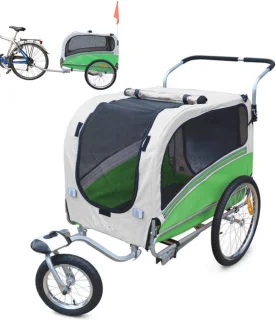 Fietskar en kinderwagen voor huisdieren
